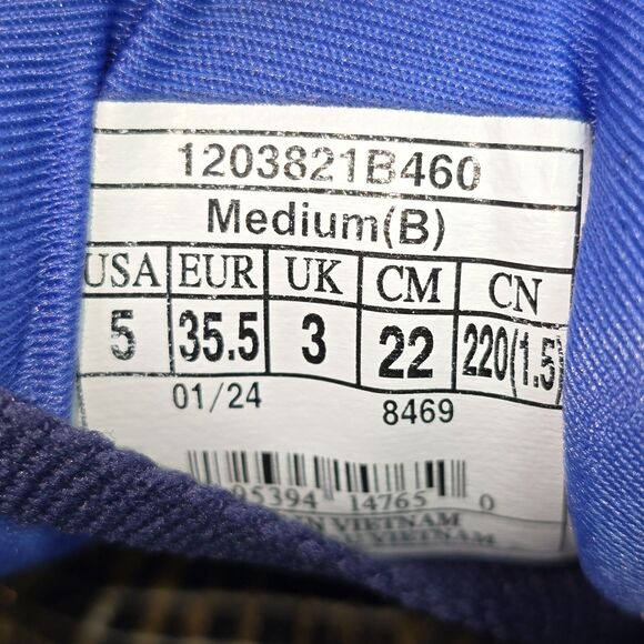 Brooks Ghost 15 GTX Gore-Tex Women's Size 5 Blue Running Shoes (1203821B460) - Picture 8 of 9